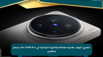 حصري اليوم: بطارية عملاقة وكاميرا احترافية في vivo X300 Pro بسعر منافس